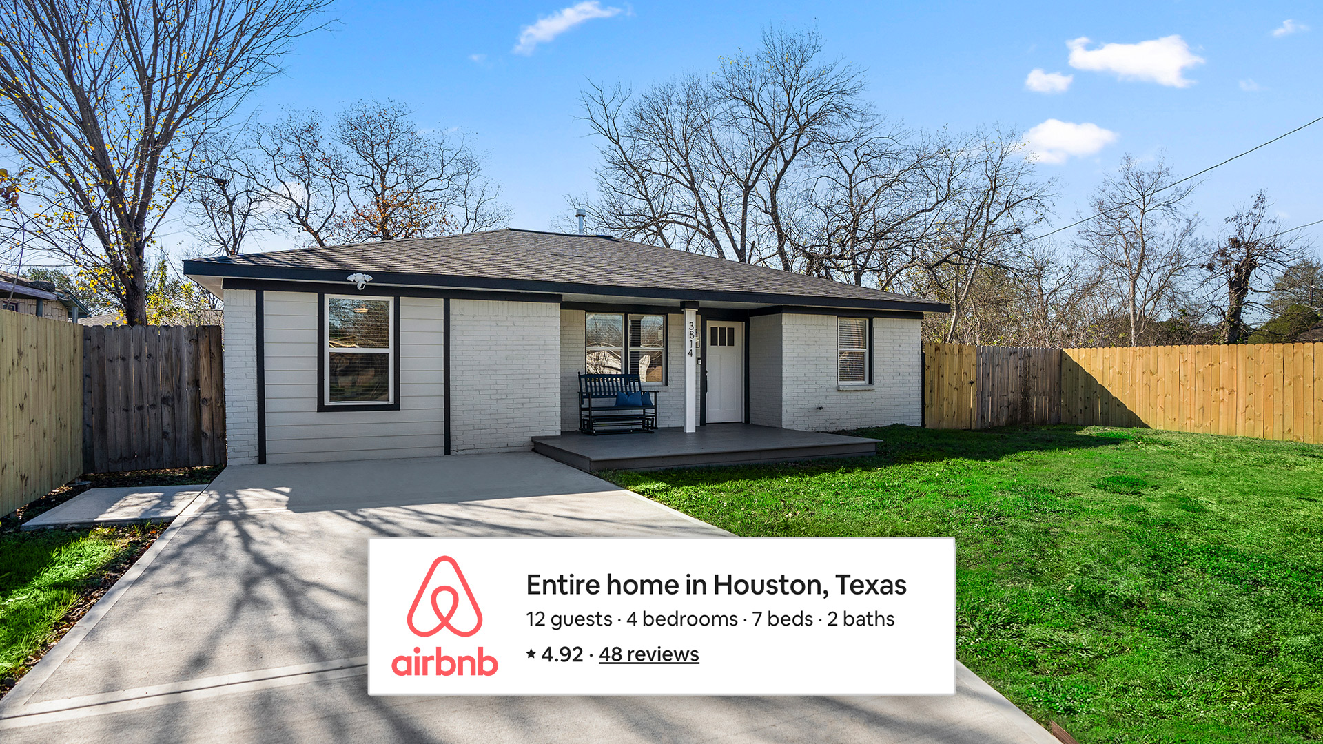 Turnkey Airbnb For Sale in HTX: 3814 Seabrook St